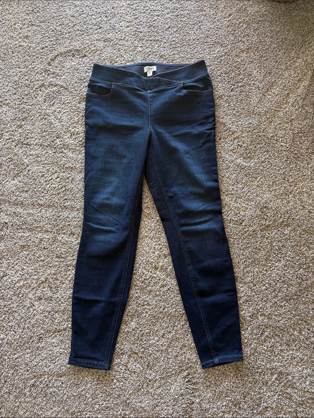 Maurices Dark Blue Stretch Jeggings